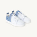 נעליים CHRISTIAN LOUBOUTIN FUN LOUIS JUNIOR FLAT DENIM GRAF 3240663 BLUE