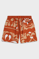 Flower 824  Terracotta Swimwear Ainker