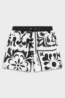Flower 824 White Swimwear Ainker