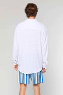 Stripe 829 L.Blue Swimwear Ainker
