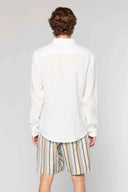 Stripe 829 Brown Swimwear Ainker