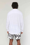 Flower 824 White Swimwear Ainker