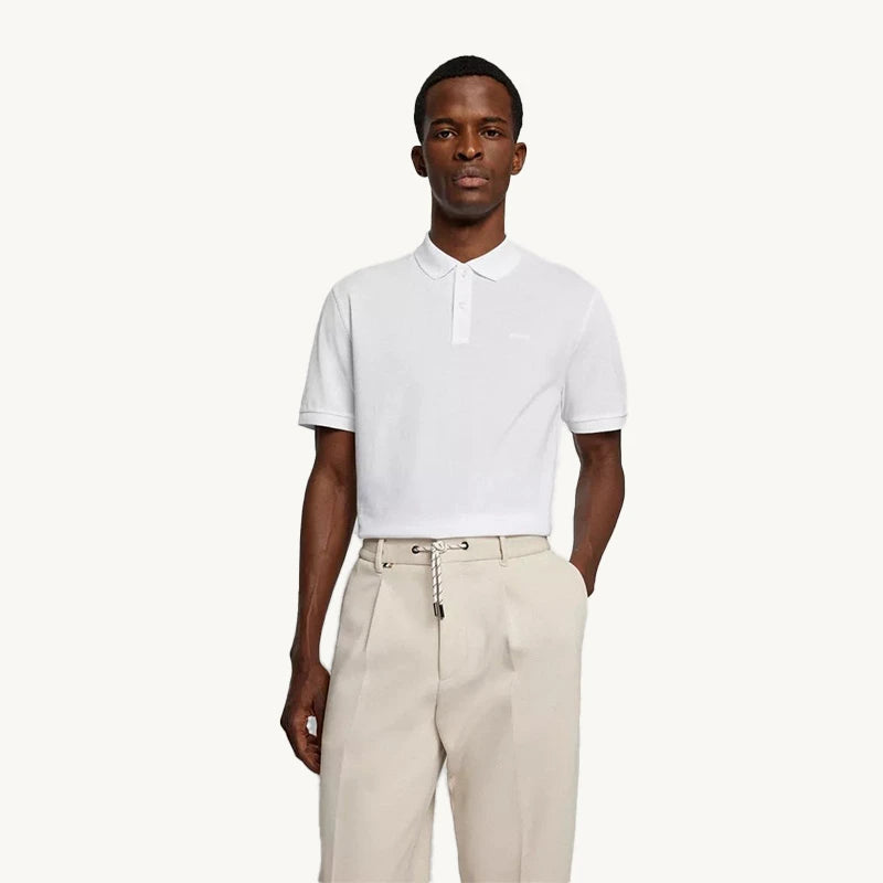 חולצת פולו בוס BOSS 50468362 WHITE