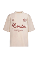 BOMBER TEE BEIGE