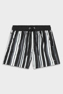 Stripe 829 Black Swimwear Ainker