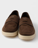 2DG166103 נעליים פרא BROWN PRADA
