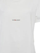 464572YB2DQ טי-שרט ס OS WHITE SAINT LAURENT