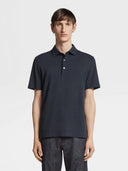 T-SHIRT B773 E8319A5 BLUE ZEGNA
