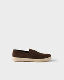 2DG166103 נעליים פרא BROWN PRADA