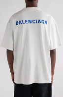 764235TSV09 טי-שרט ב WHITE BALENCIAGA