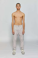 מכנס ZIPPER CARGO PANT AKLP257 OFF-WHITE