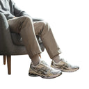 Bellini Online - Men's white and silver GEL-KAYANO 14 running shoes with black accents. Mesh and synthetic upper.