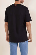 טי-שרט E760 UE360A8 BLACK WHITE ZEGNA