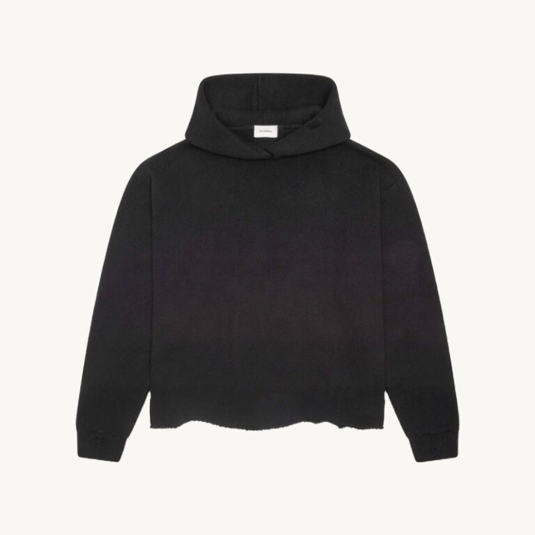 DESTROYER KNIT HOODIE V14010112 BLACK